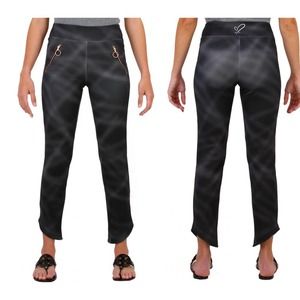 San Francisco City Lights Black Beauty Morgan Printed Zip Pocket Pants NWT Large